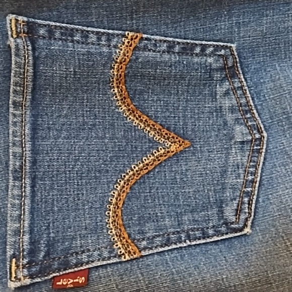 LEVIS 515 BOOTCUT JEANS, MEDIUM RINSE, SZ 10, EUC - Picture 5 of 8